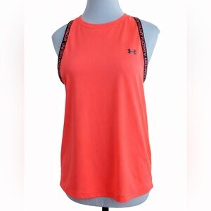 Under Armour Racerback Tank Top Coral Pink Women’s - Size Medium